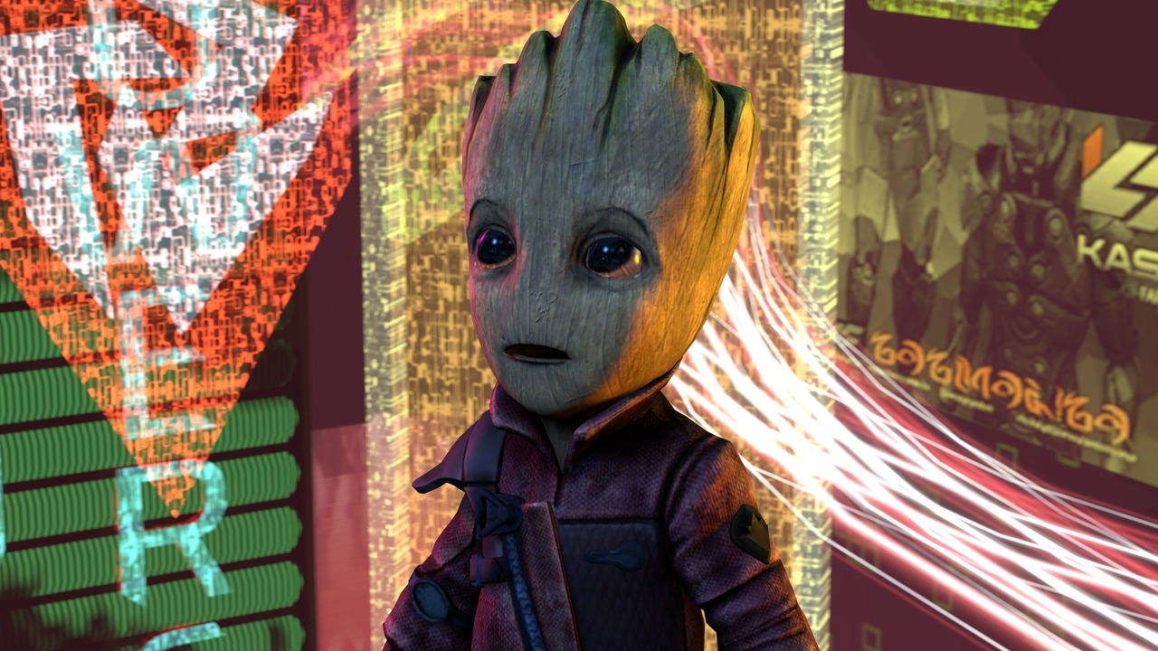 Baby Groot SFM Model Baby Groot from Marvel Heroes.  Port of Xelandis&rsquo;