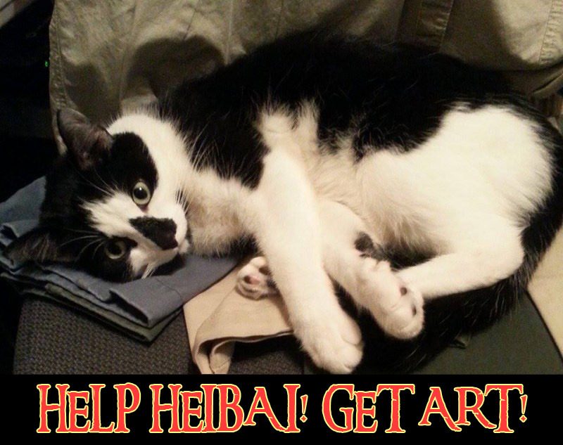 fictograph:Our house cat is really, really sick, and my roommate is having trouble