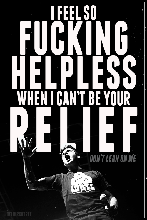 joelbirchtree:  Don’t Lean On Me // The Amity Affliction [x] 
