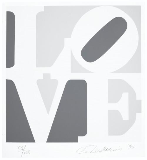 ROBERT INDIANA , from  The Book of Lovemore