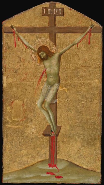 Cristo crucificado por Simone Martini, 1340.