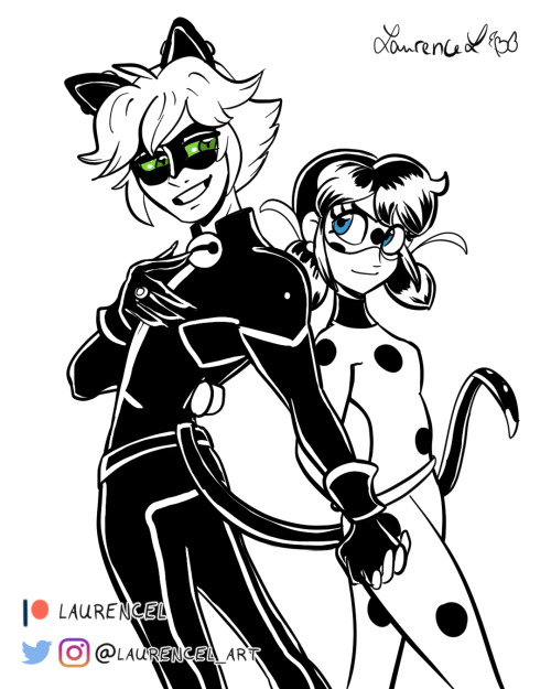 Some concept art for my Miraculous fan comic in this same art style. The first two pages are already