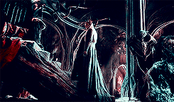 elvenking:  In a great hall with pillars hewn out of the living stone sat the Elvenking