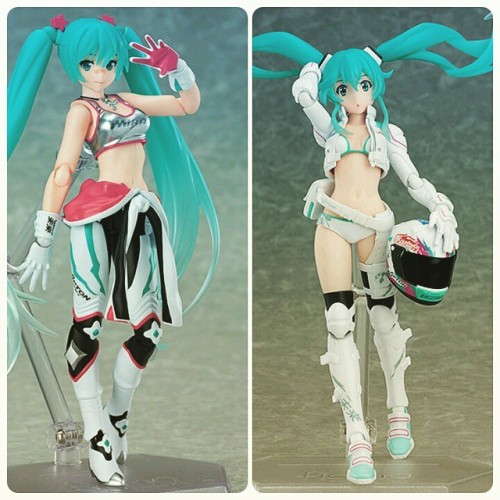 shokushu:  Just placed an order on these two babes! I dont think I can wait 5 months for 2014 Miku I NEED IT NOW! #miku #mikuhatsune #hatsunemiku #vocaloid #figure #figma #amiami #racequeen #racingmiku