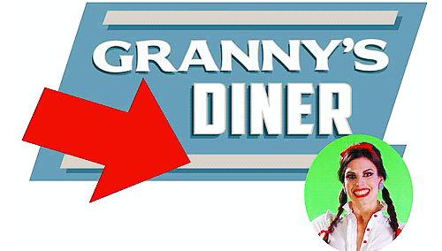 bloodydifficult: Granny’s Diner Commercial. (x)