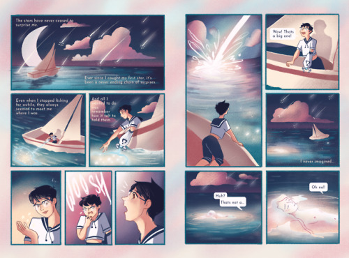 arheckcoleman:i had the wonderful chance to participate in the @yoiscifizine !! i pretty pastel