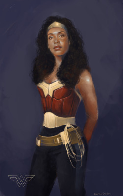 51st:  optimysticals:  writethatrainbow:  korraquality:  I’ve seen a lot of fan-casting Gina Torres as Wonder Woman, and I was so excited by the idea that I had to draw her in my version of an updated costume.  I can’t say I’m the most devoted