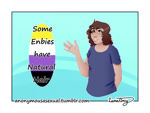 anonymous-asexual:For all the beautiful nonbinary folx out there! We all have different experiences,