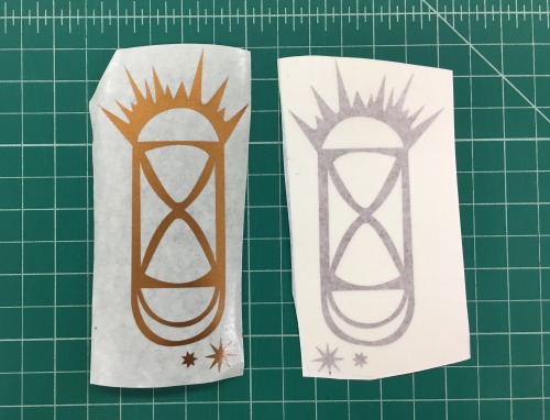 I’ve been experimenting with vinyl cutting lately since being introduced to it through an activity w