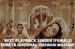 manchalaa-teri-ore:Bajirao Mastani + Filmfare Awards (2016)
