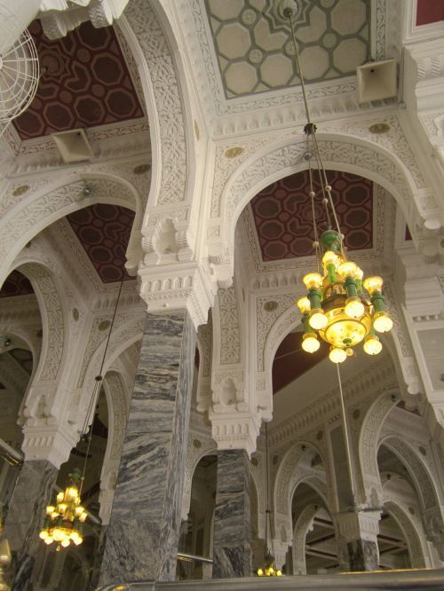 islamic-art-and-quotes:  Masjid al-Haram Interior (Makkah, Saudi Arabia) Filed under: al-Masjid al-H