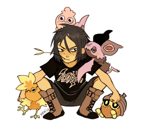sticksandsharks:handful of trainer commissions from batch 1; still going through the list!