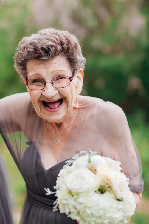 mymodernmet:  89-Year-Old Grandma Becomes a Beautifully Unexpected Bridesmaid