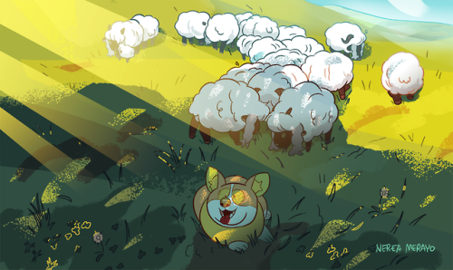 nereamerayo:Yamper is a good herding boy