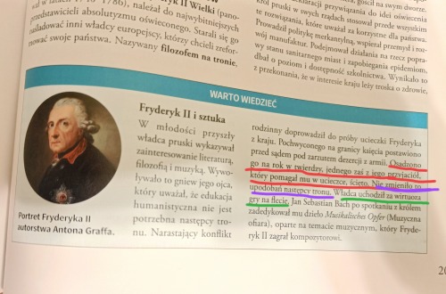 Thinking Back To When This Textbook In A Chapter About 18th Century Prussia And Frederick The Great Described
