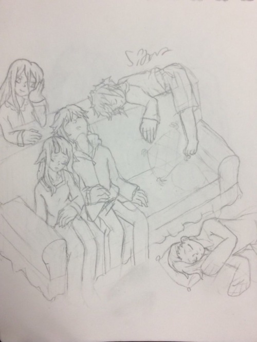 I Honestly Only Drew This So I Could Have Velouria And Dwyer Sleep Next To Each Other All Cute
