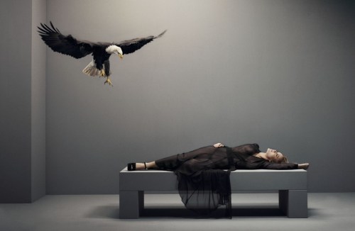 oblique-reality: Anouk by Erwin Olaf for Vogue Netherlands April 2013.