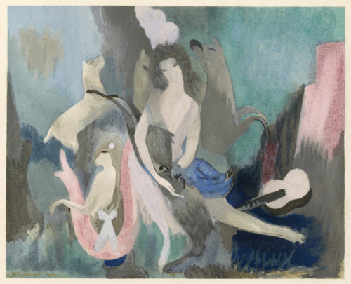 Marie Laurencin (1883-1956), ‘Les Biches’ (Drop Curtain Design), 1924Source