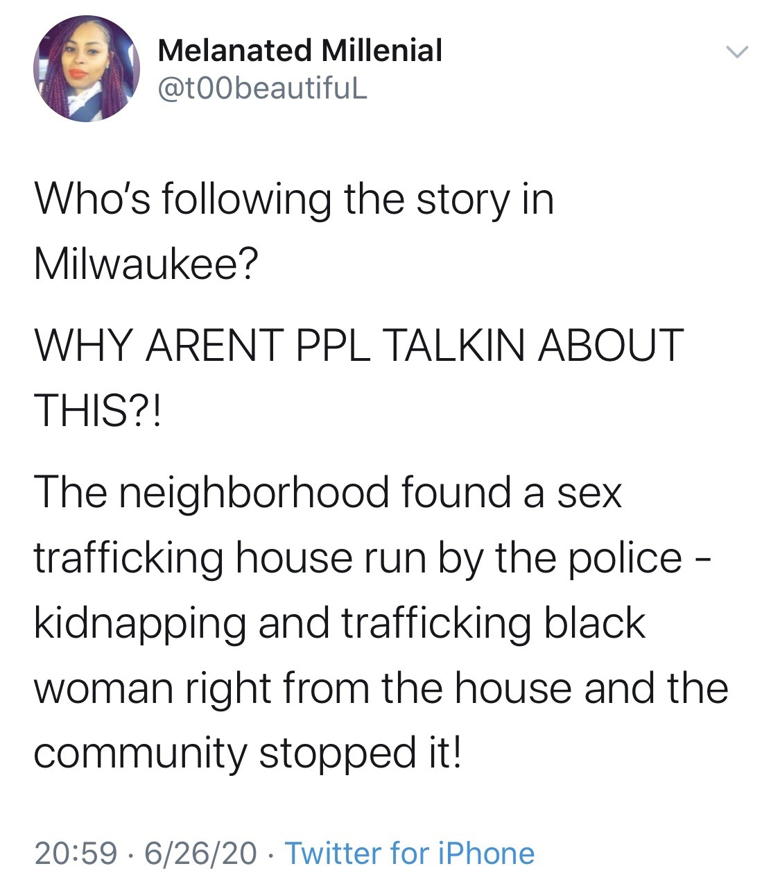 krxs100:  Milwaukee Police Have Been Caught Sex Trafficking Children By Neighborhood
