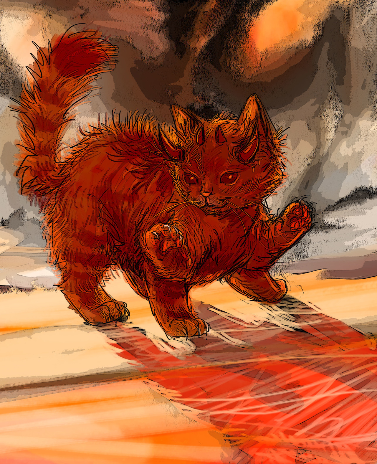 No Stone Unturned — godofthegaps1: Merrunz the kitten. beware, he may...