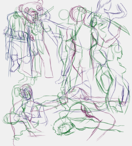 So one of my New Years Resolutions is to do a figure drawing every day. Since I missed the first two