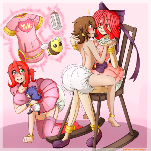 A commission for @yuhiote69~PART 02~!!!Featuring both my OC”s Aliza and Milly the Dollmaker!Enjoy~!h