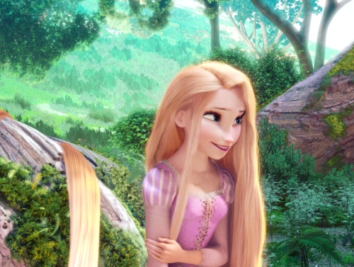 nooby-banana: constable-frozen: elsa + rapunzel i… didn’t notice until i read the descr