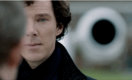 perfectbeautifulspock:desukelove:silent-fun:can we just appreciate Sherlock’s face when John says th