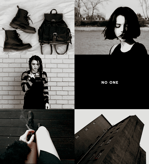 shaenatargaryen:MODERN HOUSE STARK | arya (house of black and white)