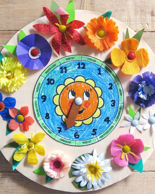 Linnaeus’ flower clock DIY ⏰Who needs a watch when you can use flowers to tell the time? ✨This clock