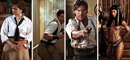 As For Dressing Fraser As Rick O'Connell, Bloomfield Wanted A Very Striking Look. Something Slightly