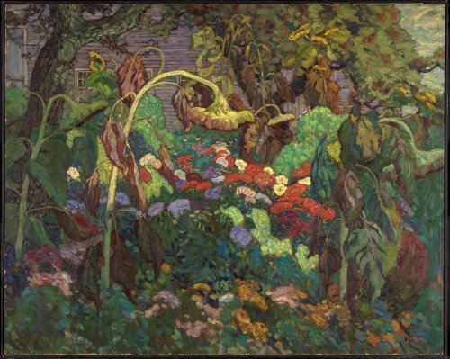 wawatatoo: Le Jardin sauvage1916MacDonald, J.E.H., peintre canadien (groupe des 7)huile sur panneau