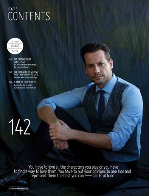 divina12dol: Ioan Gruffudd on the cover of August Man Malaysia - March 2016