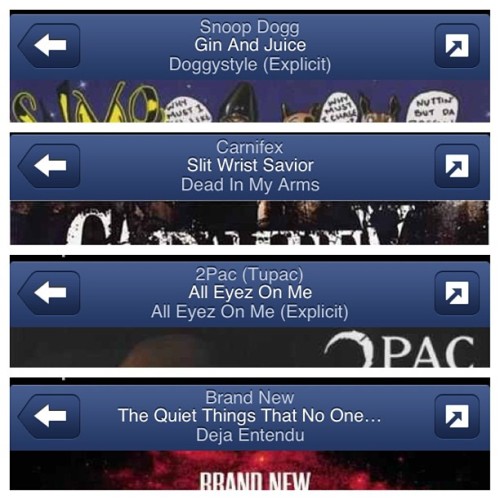 Morning walk jams 🎧 #pandora #tupac #brandnew #snoopdogg #carifex #jams