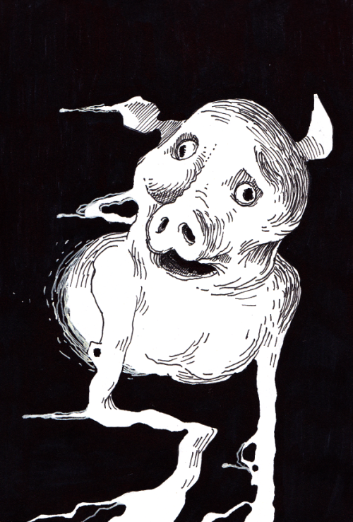 ddoodler - A fanart of @slimyswampghost ‘s Pig Ghost, which you...