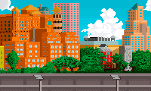 it8bit:BrooklynIllustration & animation developed using reference from Brooklyn seaport view.Art