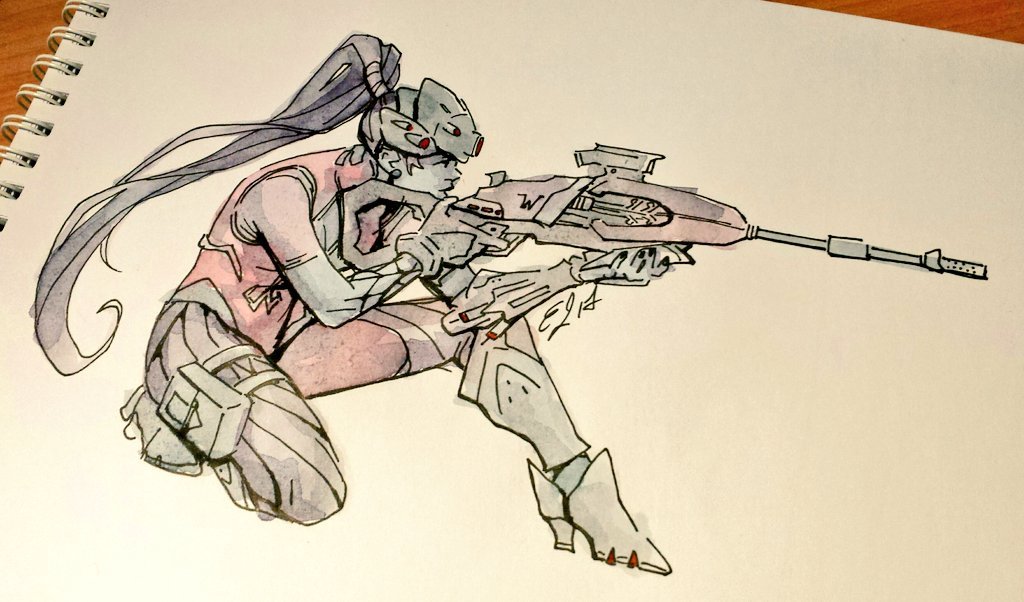 quesozombie:  inktober 2017 prompts 1 to 6, overwatch themedprompts in the captionsedit: