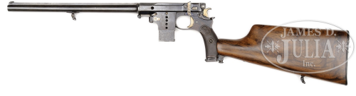 Scarce Bergmann Model 1897 carbine.Estimated Value: $20,000 - $40,000