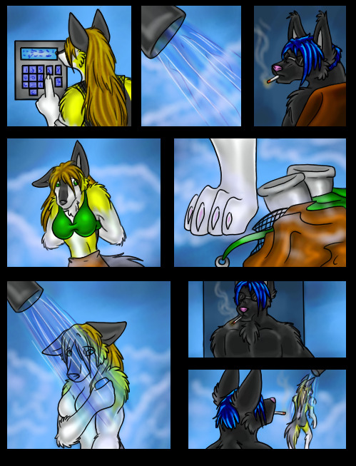 xcookiexdragoonx:  Comic: Shower TimeArtist: -Follow for more comics^w^