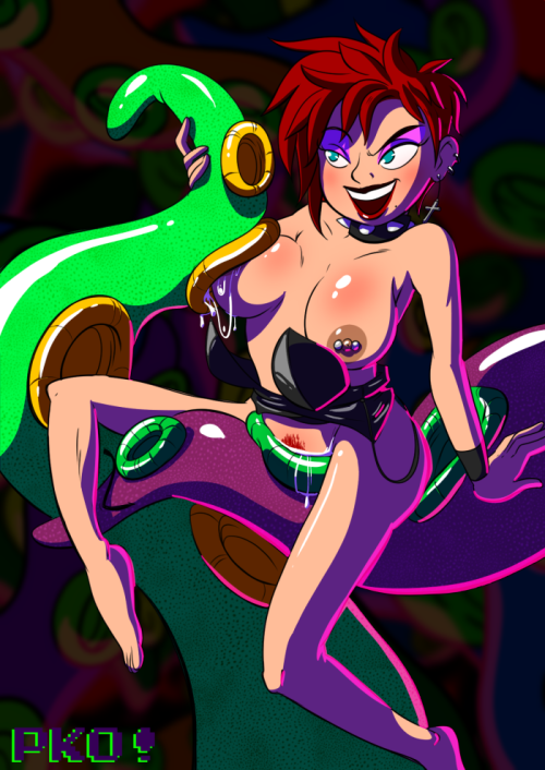 slewdbtumblng:  feathers-butts:  pk0:  ok but what if Razor was in DOTT  Sucking the right spot!  Tentacles for Days.   dam lucky tentacles taking all the girls > .<