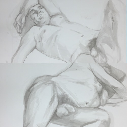 my final portfolio from life drawing this semester!