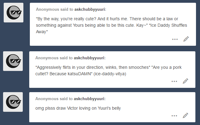 askchubbyyuuri:  @ice-daddy-vitya You’re killing me, don’t you see? 