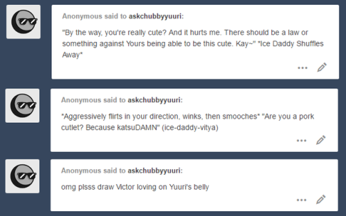 askchubbyyuuri:  @ice-daddy-vitya You’re killing me, don’t you see? 