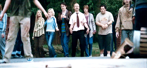 plagueofinsects-deactivated2013:  Shaun of the Dead Easter Egg: Ed tells you the whole plot. 