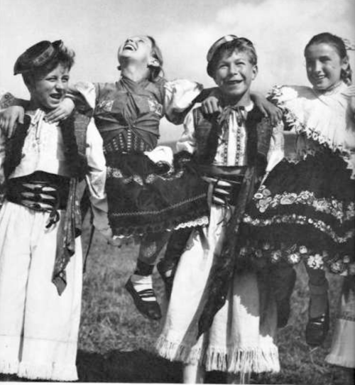 Photos of Slovak folk games by Czechoslovak photographer Karel Plicka (also Karol Plicka, 1894-1987)