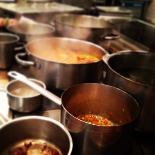 chefnicholaswilkins: Fall is in the air, pots are on the stoves and the apple harvest and game birds