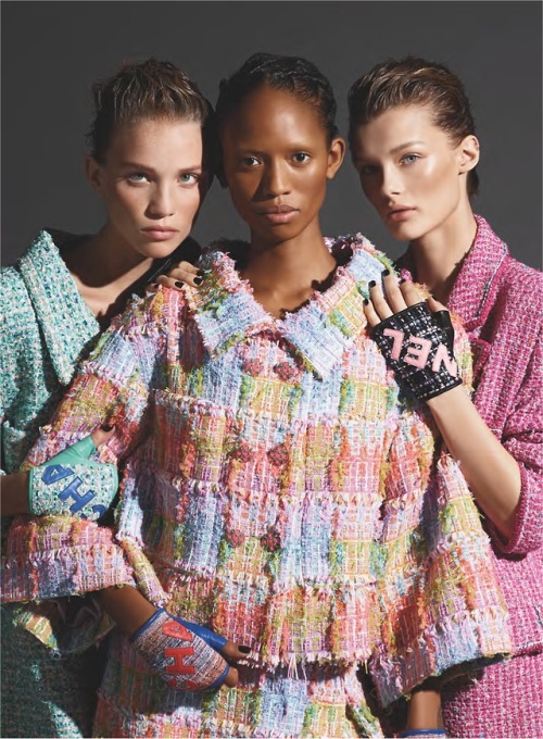 fashionalistick: CHANEL Spring/Summer 2019 campaign Rebecca Leigh Longendyke, Nora Attal, Hyun Ji Sh