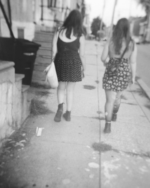 City Bitches@sienna__luna &amp; @rhodanthe.online Captured on my #holga120 .....#philly #city #analo