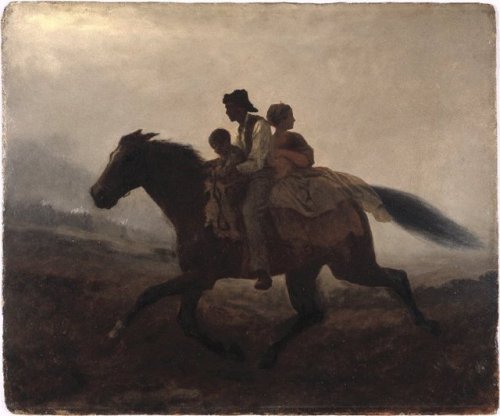 A Ride for Liberty (The Fugitive Slaves), Eastman Johnson, 1860-64