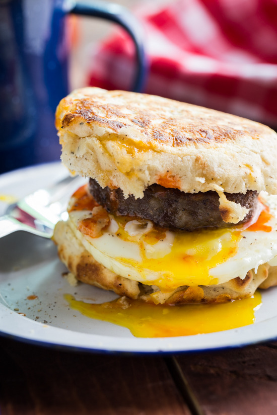 boozybakerr:  Campfire Breakfast Burger 